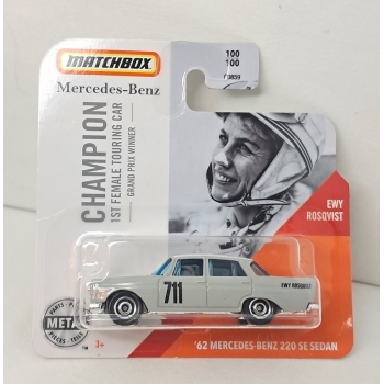 Matchbox 1:64 Mercedes-Benz 220 SE Sedan 1962 #711 Rosqvist
